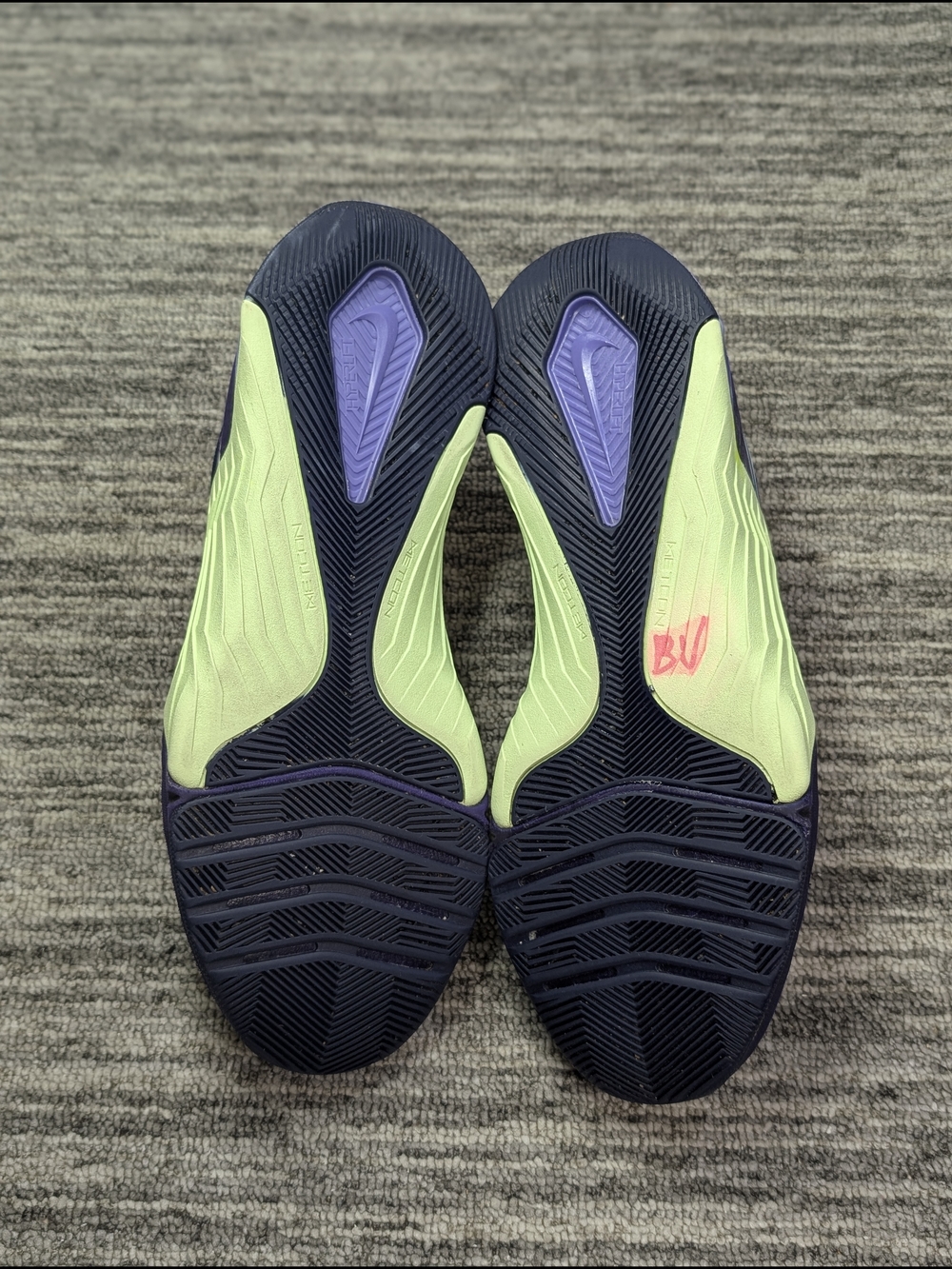 Men's Nike Metcon 8 AMP - Purple/Green - Size 10 MEN DV1206-500 - Picture 8 of 9